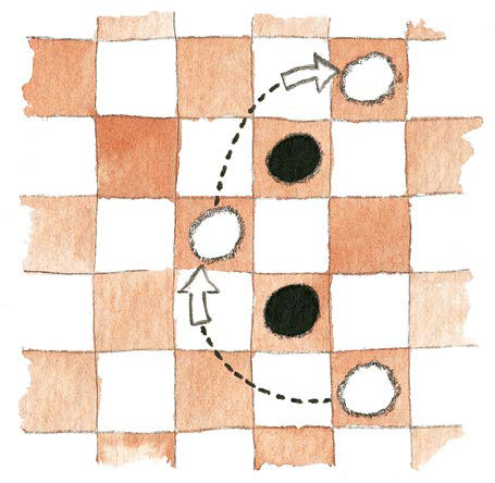 How to teach a child to play checkers from scratch in a playful way