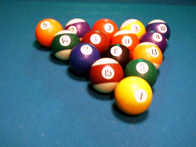 Rules for playing pool on tverclub pages