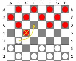Checkers rules (Russian, international, Brazilian, Italian, pool, checkers, giveaway)